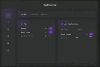 截图 1 的作弊器 MATRIX EXTERNAL 游戏中 Rust