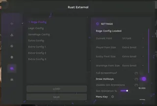 截图 4 的作弊器 MATRIX EXTERNAL 游戏中 Rust