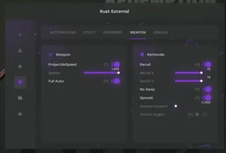截图 2 的作弊器 MATRIX EXTERNAL 游戏中 Rust