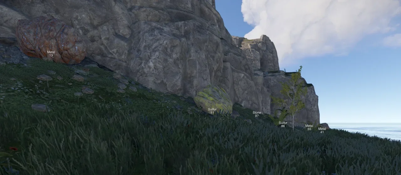 Screenshot des Cheats NF MASTER PACK DMA im Spiel Rust
