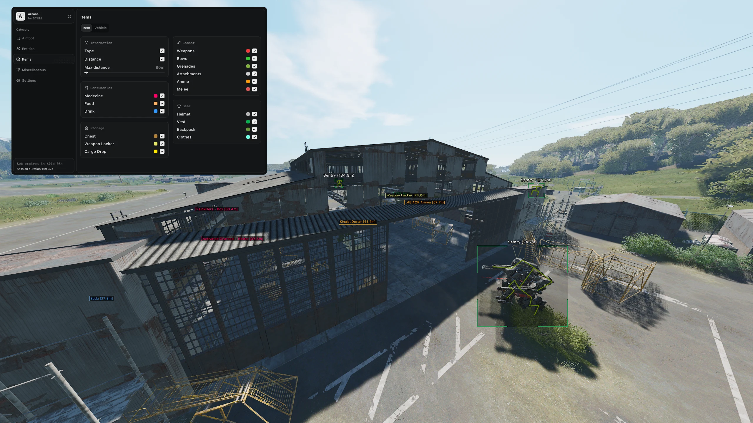 Screenshot 3 für den Cheat ARCANE im Spiel Scum