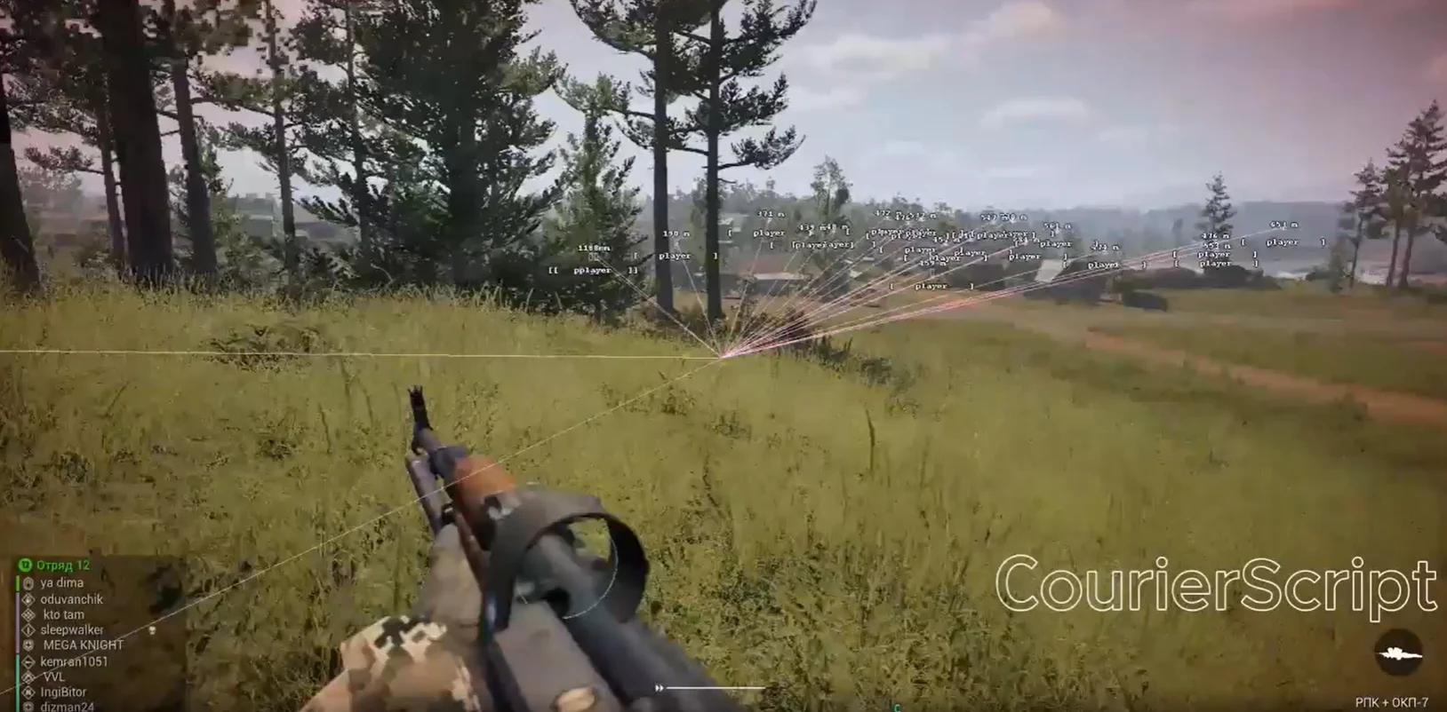 Screenshot 2 for cheat COURIERSCRIPT in-game Squad