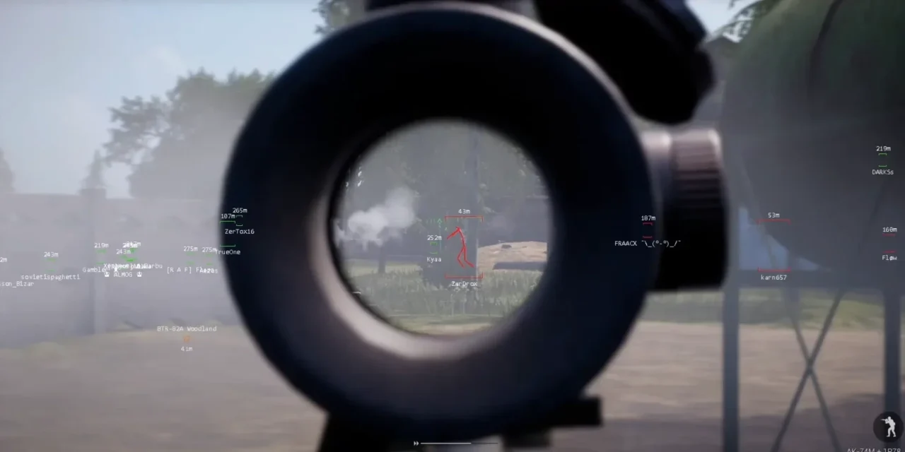 Screenshot des Cheats CLUTCH SQUAD DMA im Spiel Squad