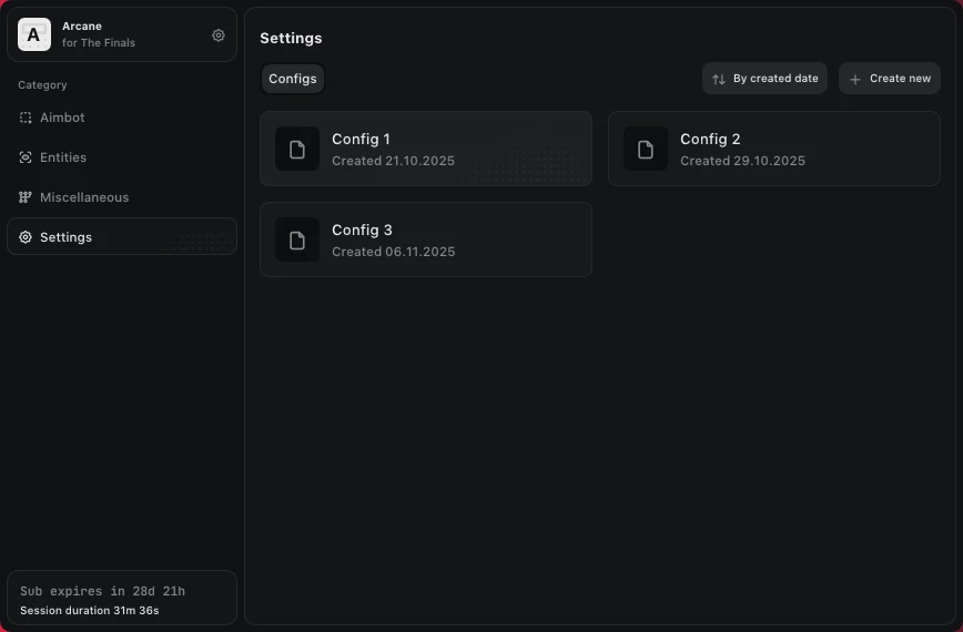 Screenshot 11 für den Cheat ARCANE im Spiel THE FINALS