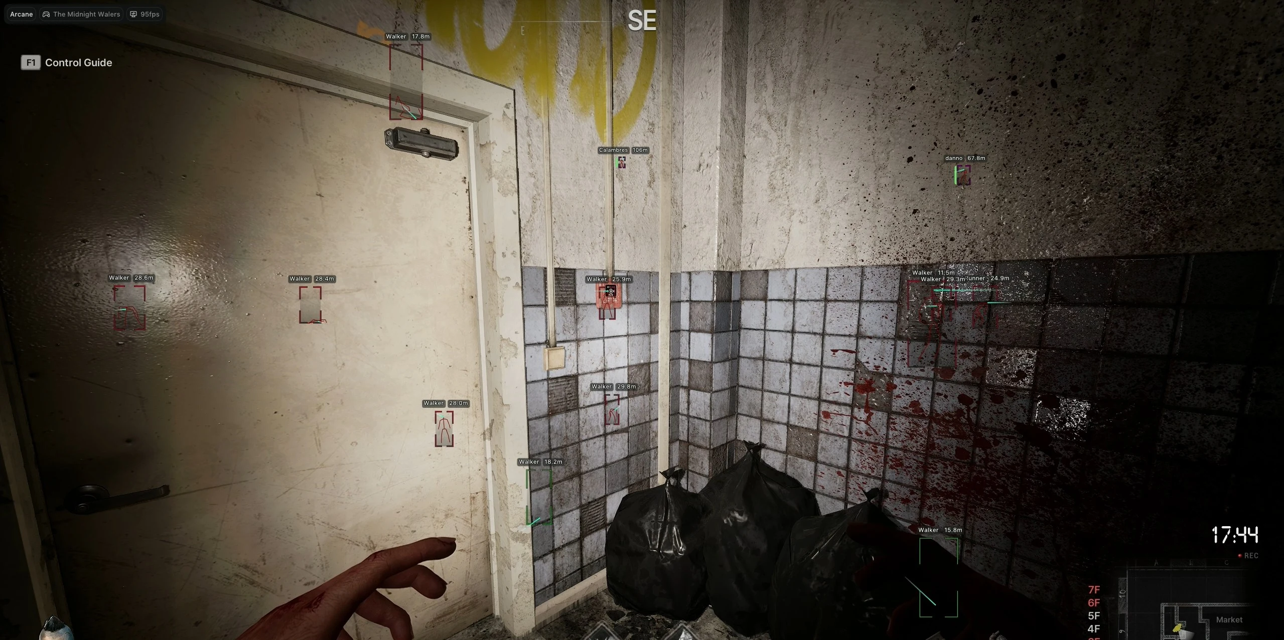 Screenshot des Cheats ARCANE im Spiel The Midnight Walkers