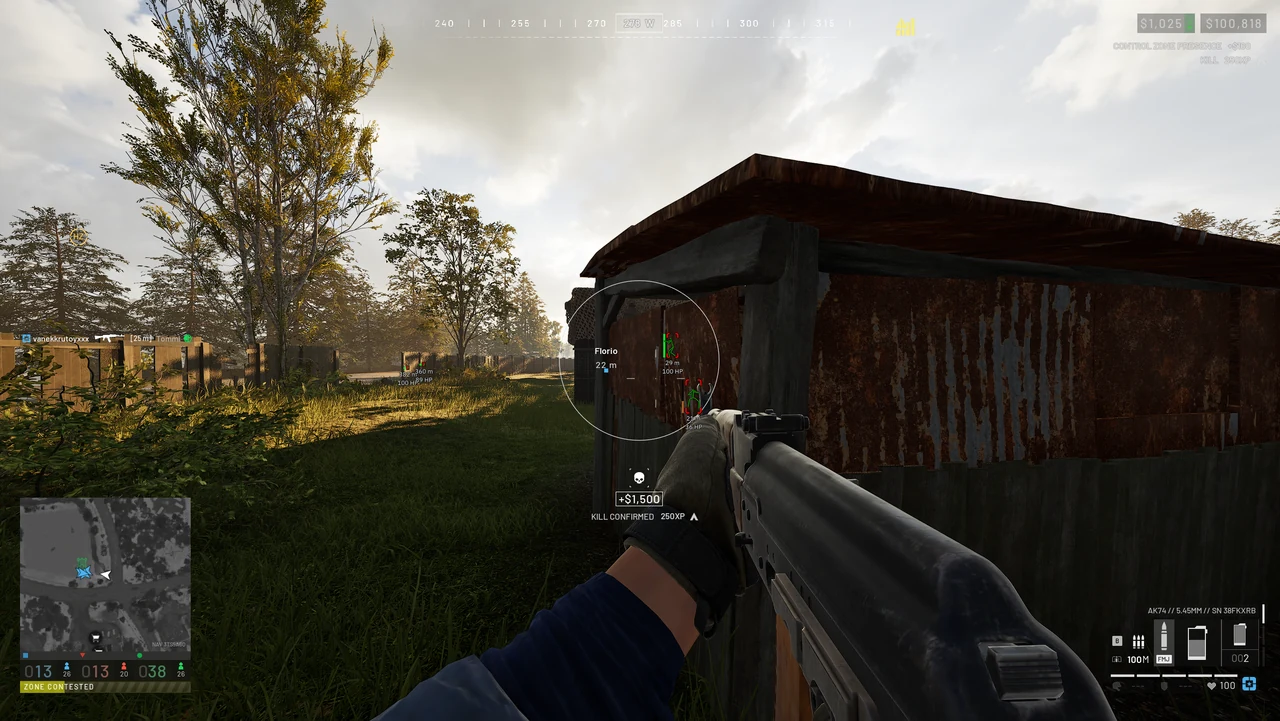 Cheat screenshot BYSTER in-game WARDOGS