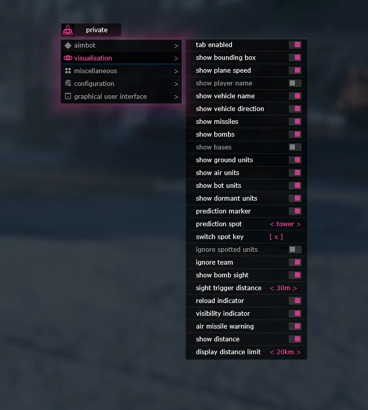 Ekran görüntüsü 3 hile için MASON PRIVATE oyunda War Tundra