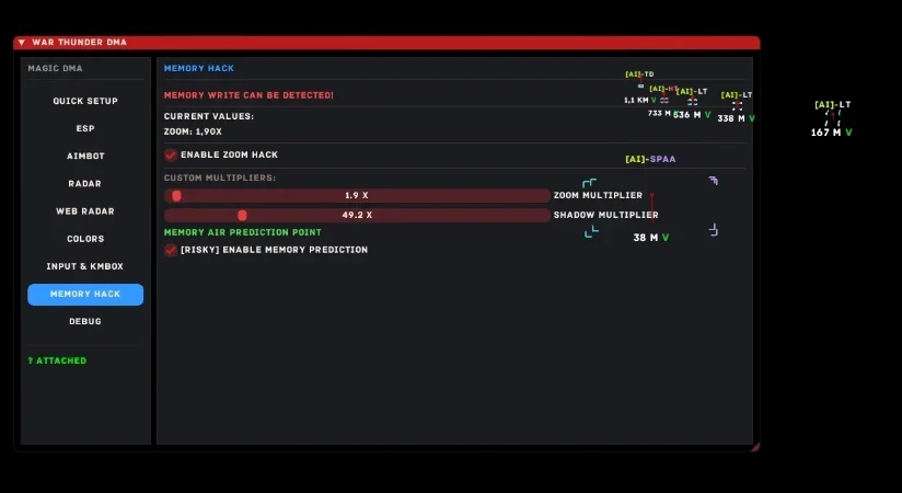 Screenshot 4 for cheat MAGIC DMA TUNDRA in-game War Tundra
