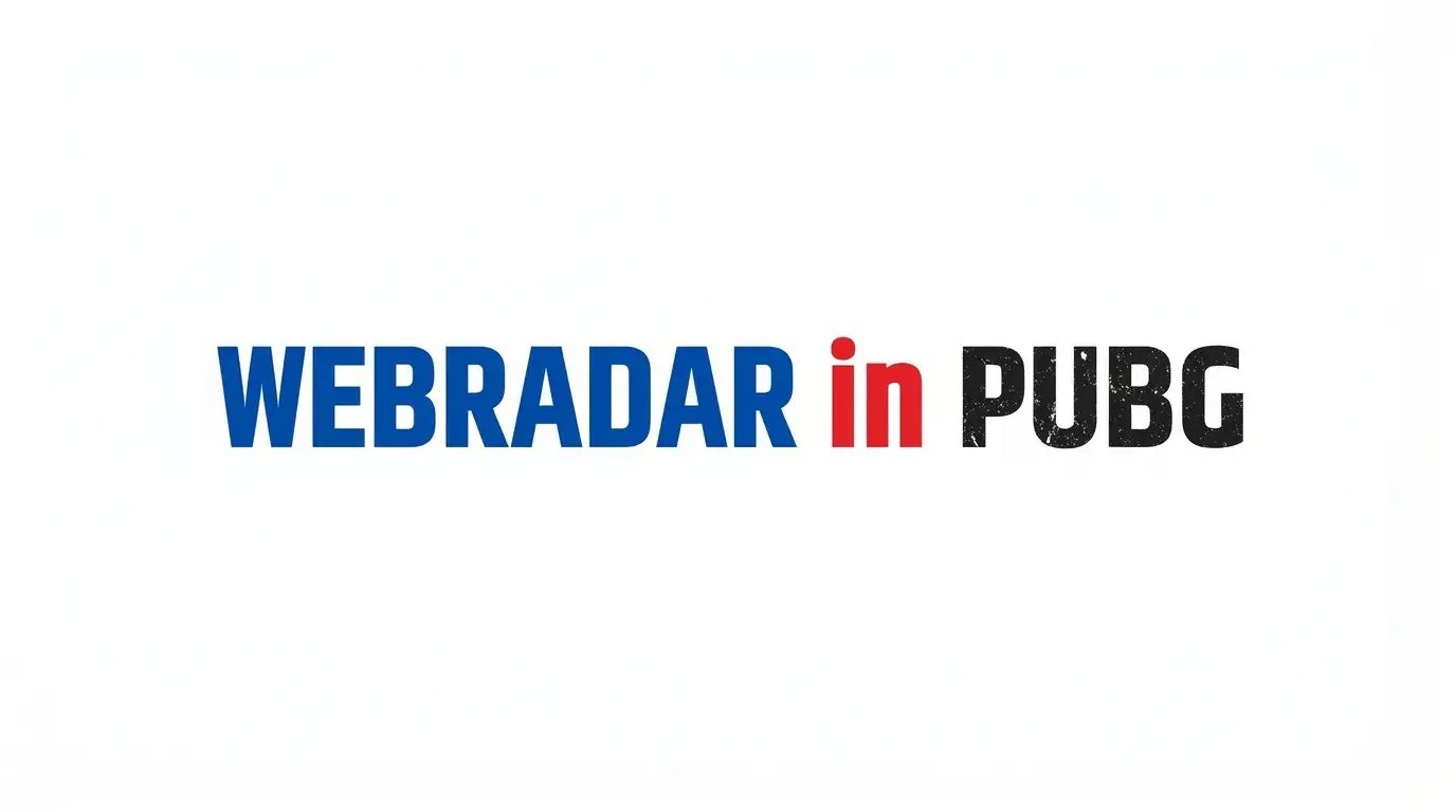 Web radar for PUBG: how the external radar works